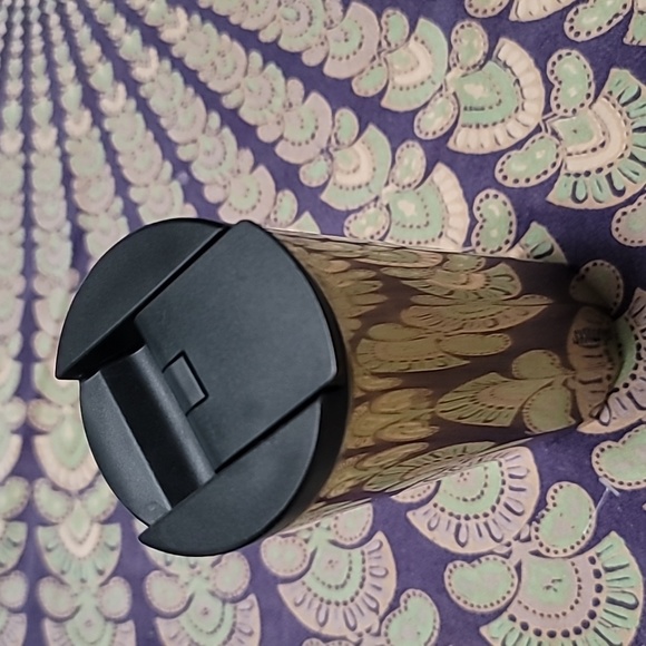 Starbucks Gold Faceted 2019 Stainless Steel Vacuum Insulated Tumbler 16OZ Great! - Picture 2 of 6